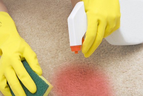 Professional hard floor cleaning in a Croydon home hallway