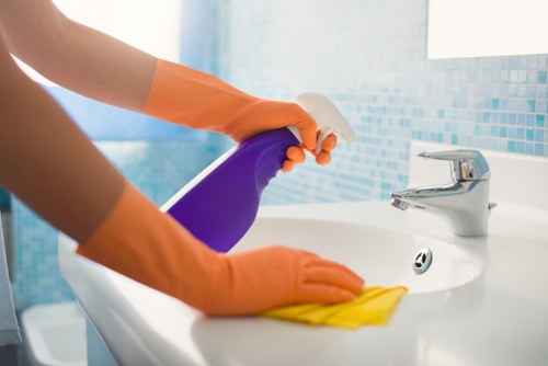 Carpet cleaning safety policy with protective equipment and risk assessment