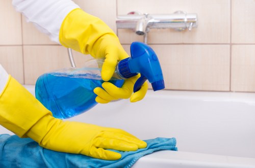 Deep cleaning carpets in a Croydon business property