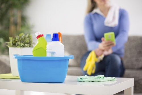 Sorted household contents ready for removal during a Croydon house clearance